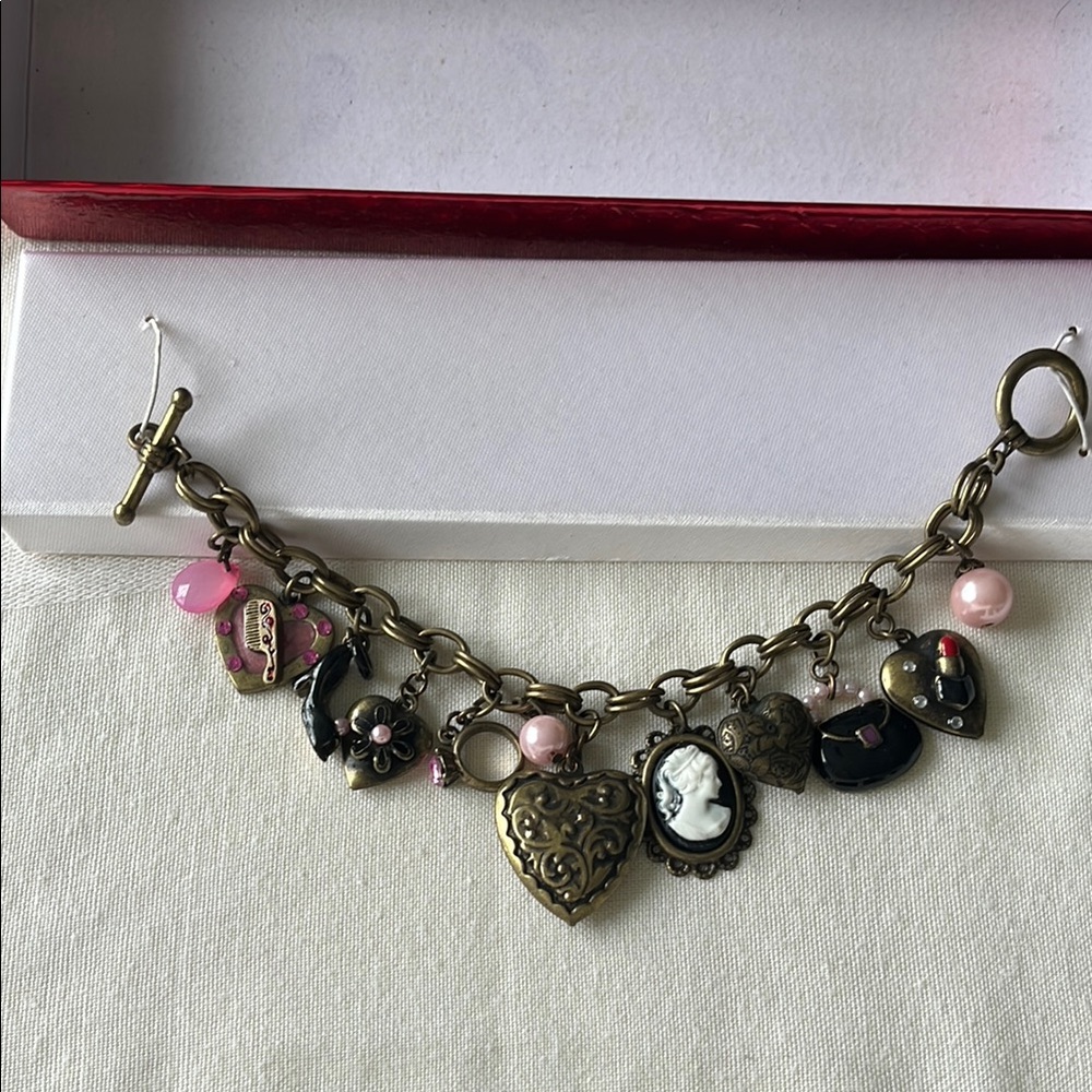 Charming Heart Charm Bracelet